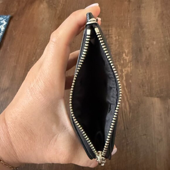 Kate Spade Black and White Keychain Wallet - Picture 2 of 3